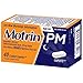 Motrin PM Caplets, 200 mg Ibuprofen & 38 mg Sleep Aid, Nighttime Relief for Minor Pains, 40 ct.