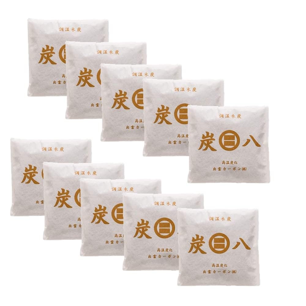 Amazon.co.jp: 出雲カーボン 炭八 スマート小袋 10袋セット ホワイト