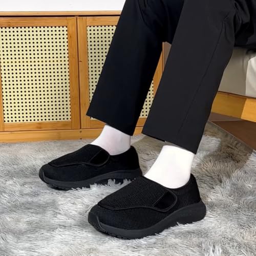 Diabetic Shoes for Men and Women, Adjustable Slip-On Wide Walking Shoes for Swollen Feet, Orthopedic Foot Pain Relief, Neuropathy - EasyTop Wings2