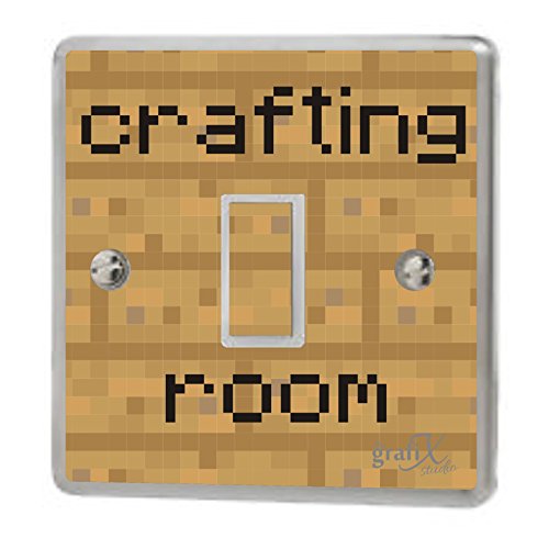 the grafix studio Computer Crafting Room Light Switch Sticker Vinyl/Skin cover sw147