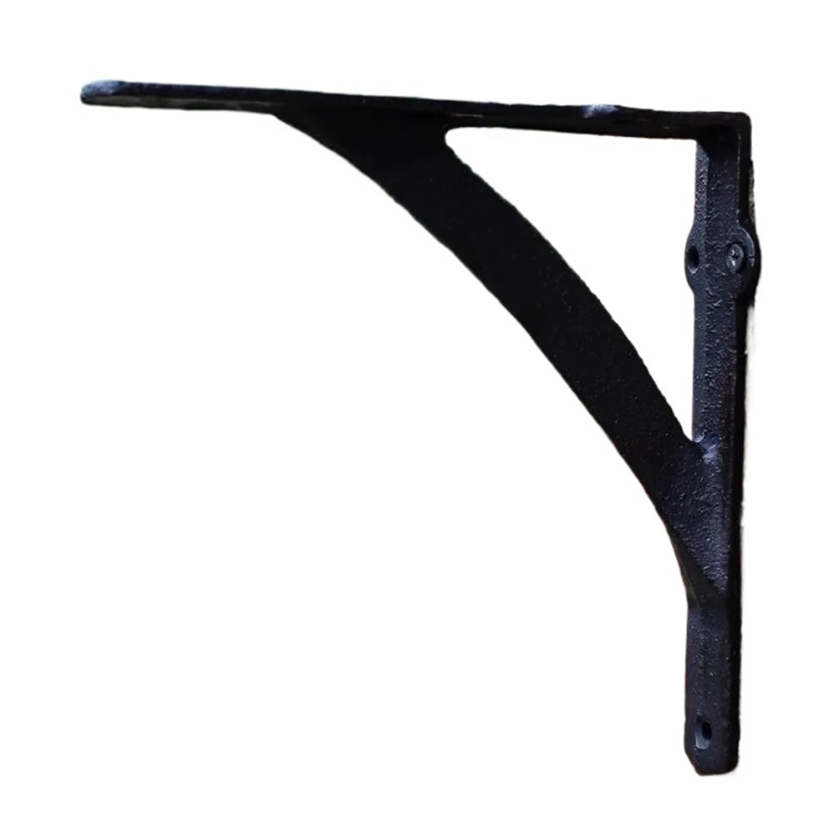 Decorative Shelf Brackets Vintage Style Cast Iron Craft Countertop Triangular Support Frame Bracket for Fixed Load-Bearing Bookshelf Shelf(Color3)