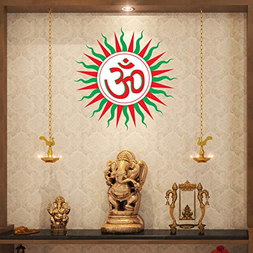Image of Rangoli Vinyl Wall Sticker Self-Adhesive Wall Decor for Home, Office, Bedroom, and Living Room Decor Easy to Apply & Peel. Parent 5, Design-21