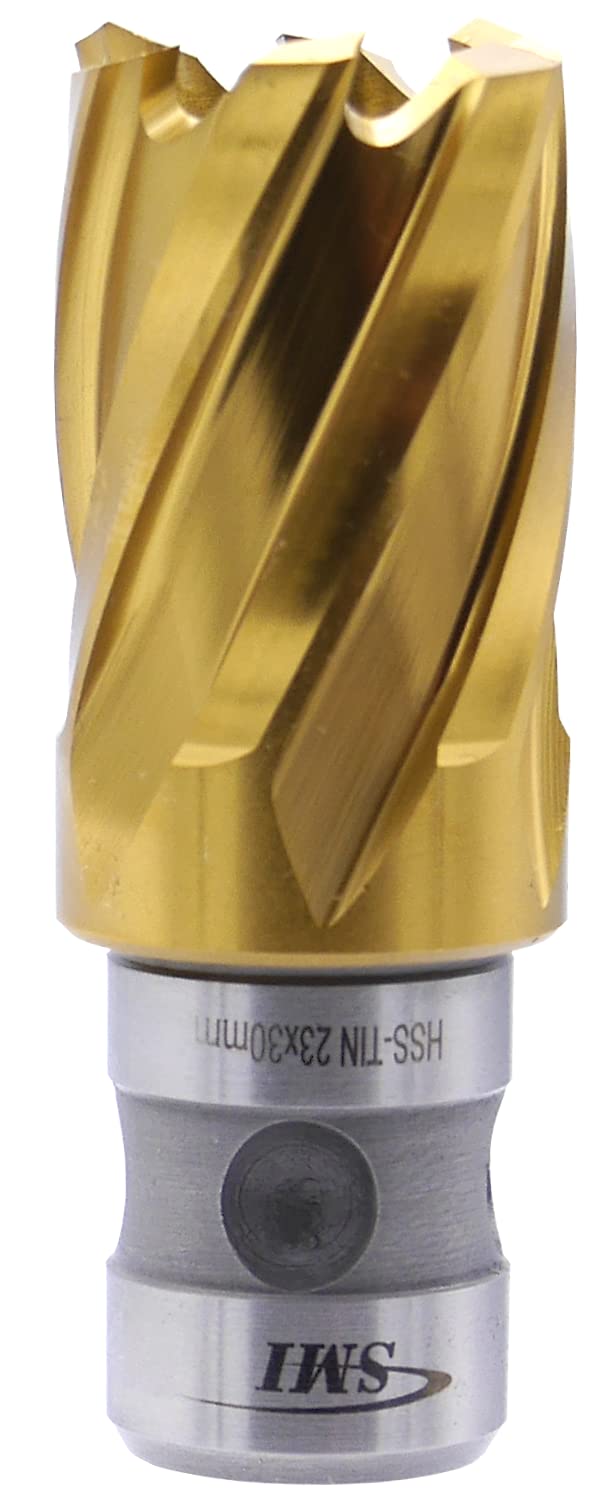 SMI HSS TiN Kernbohrer 23 mm Drm. Schnitttiefe 30 mm, Aufnahme FEIN Quick-In Schaft