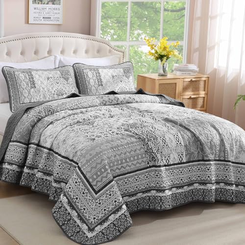 Edredón patchwork WONGS BEDDING para crear un ambiente acogedor y cálido en invierno 3