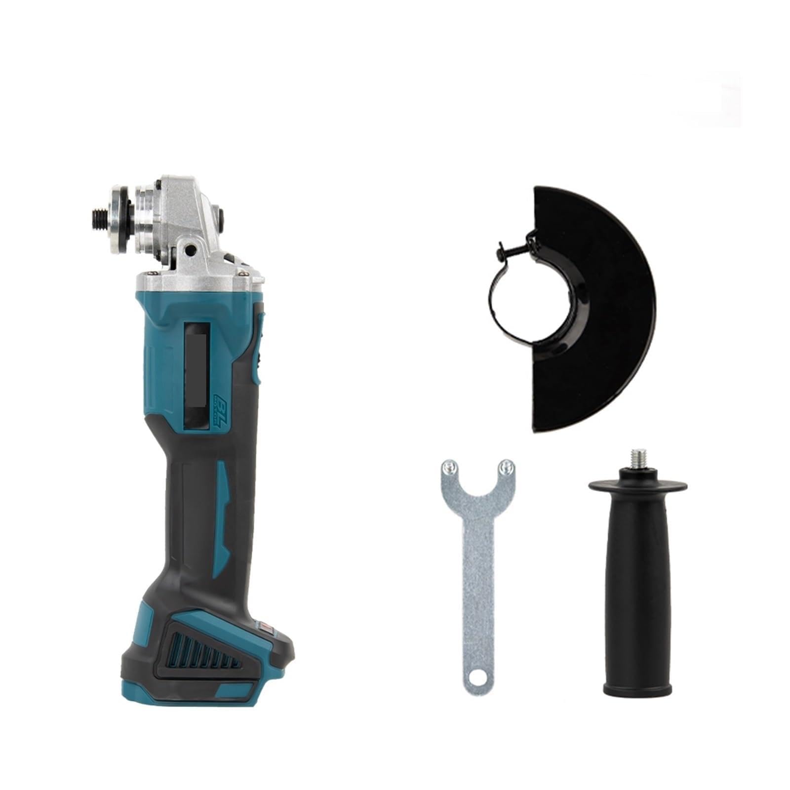 LNHHG 21V Brushless Cordless Angle Grinder 9000RPM Cutting Tool for Metal Wood(AB161 Pro no battery)