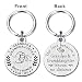 MXRSDF Grandpa Gifts from Granddaughter, Fathers Day Grandfather Keychain for Birthday Christmas, Metal Engraved