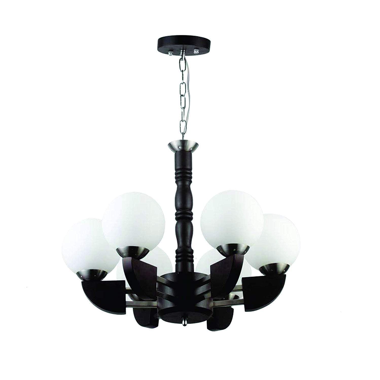 Modern Black Chandelier - Farmhouse Lighting -9