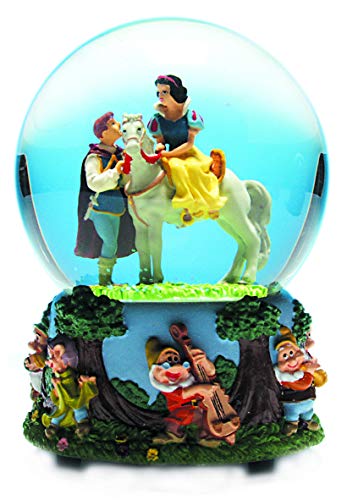 Preisvergleich Produktbild Musicbox World Schneewittchen und die 7 Zwerge Snow Globe, Mehrfarbig