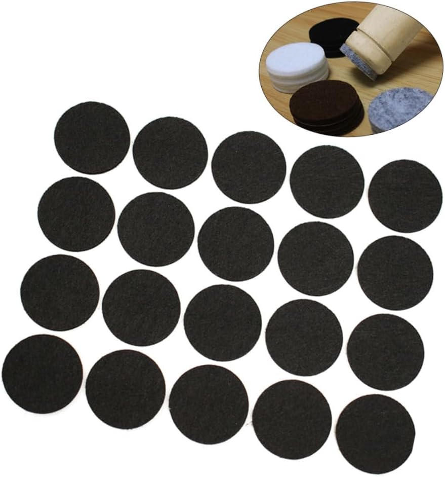 DOITOOL Round Felt Pads 600 pcs Floor Protector Pads Round Felt Pads Protection pad Silicone pad Translucent Floor Protector Pads