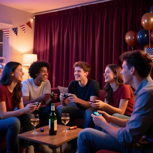 Image of 2 Panels Burgundy Backdrop Curtain, 10 x 10 Feet Polyester Background Curtains for Parties, Weddings, Baby Showers, Halloween, Christmas, Birthday Party Photoshoot Backdrop Curtains Decorations