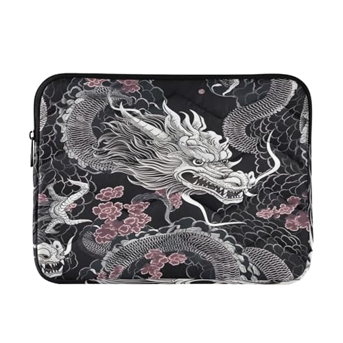 Funda para portátil negra impermeable y resistente de 13-14 pulgadas