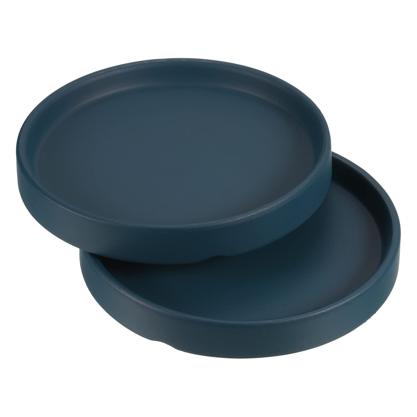Soucoupe pour pot de fleurs bleu azur PATIKIL pour sublimer votre balcon