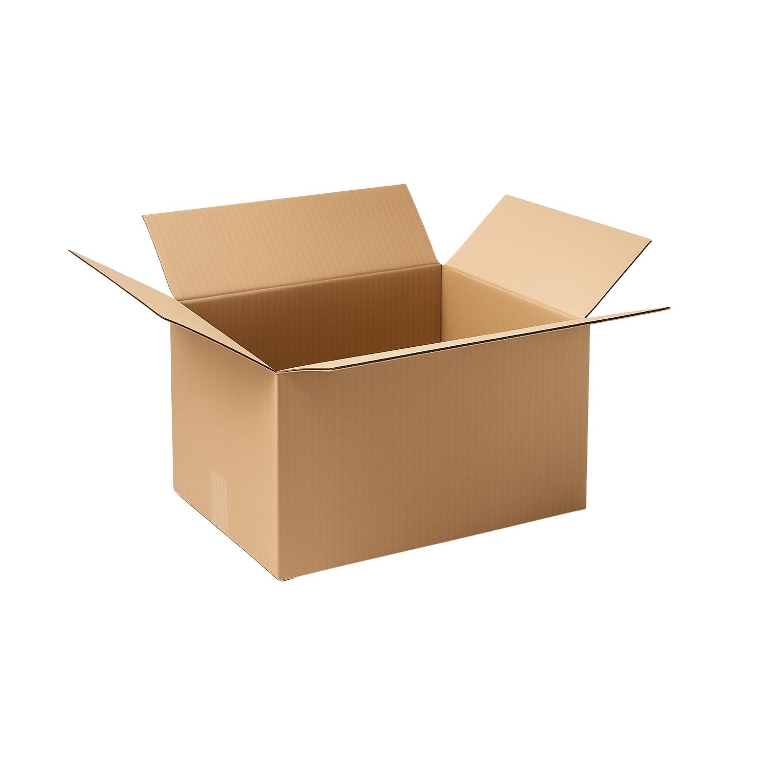 Versandkarton Karton 320 x 250 x 120 mm (Außenmaß 325 x 255 x 125 mm) Faltkarton Verpackungen Bücherkartons 1-wellig rechtekig mit Deckel Braun (100 Stück)