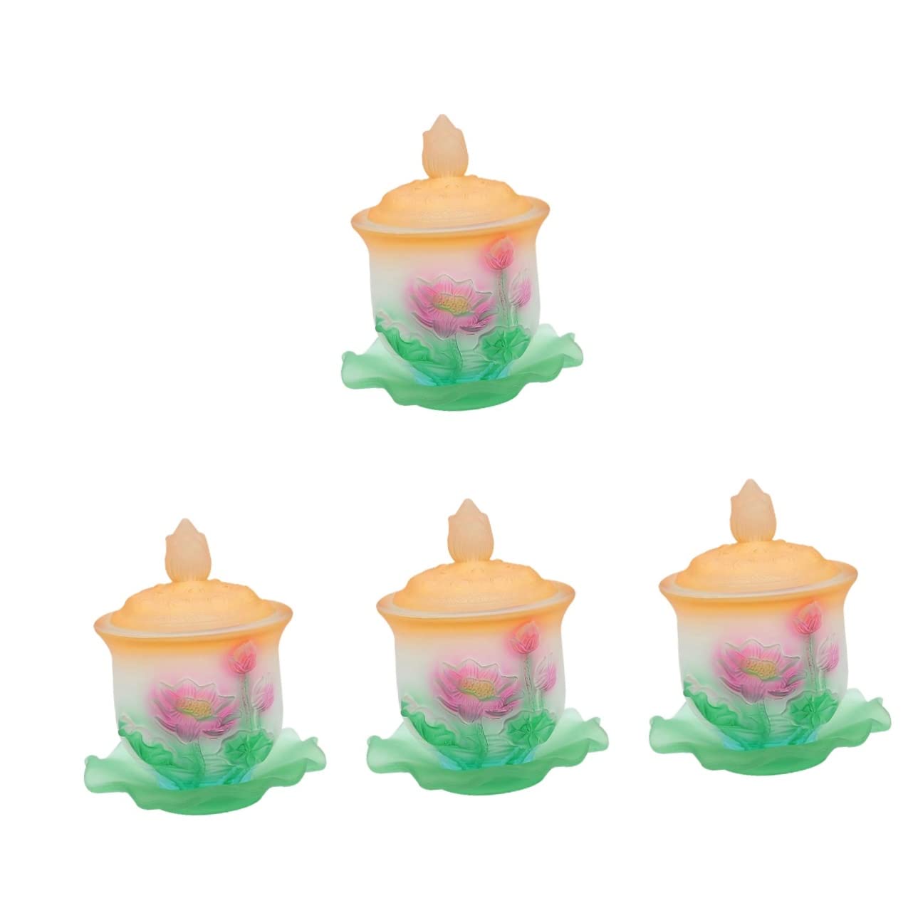 PRETYZOOM 4 Juegos De Copa De Buda Exquisita Copa De Budismo Ofrenda De Agua Tazas Para Beber De Ofrenda Delicada De a Para Altar Sagrada Decorativa Ritual Vasos