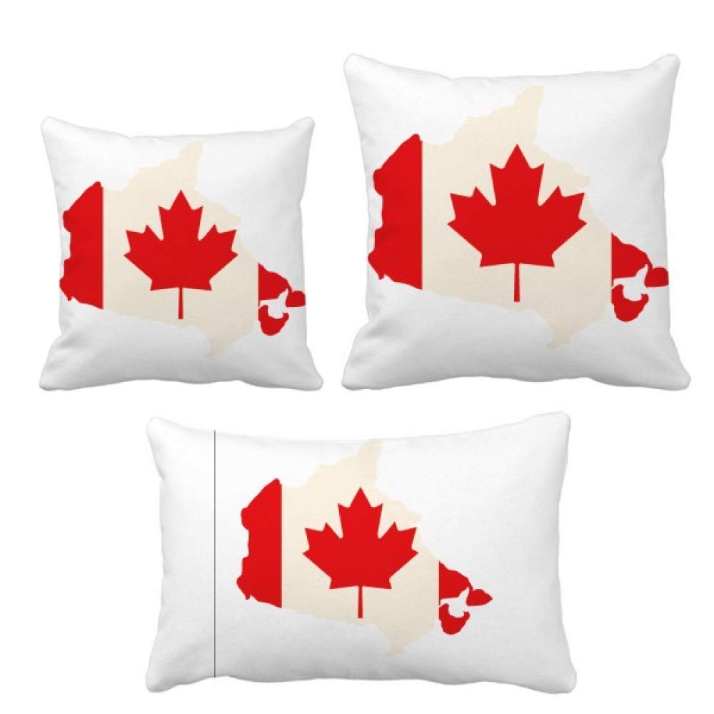 Housse de coussin feuille d'érable rouge Canada idée cadeau souvenir voyage
