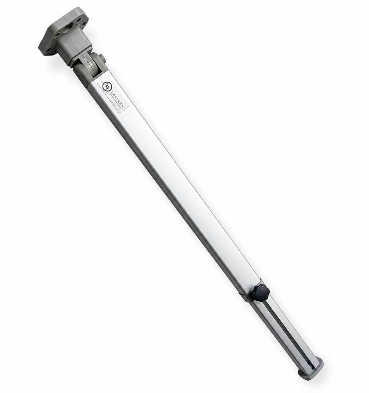 Pata Telescópica Plegable Mesa Camper 560-750 mm | Ajustable en Altura | Aluminio Anodizado Gris | Bloqueo de Seguridad | para Camper, Caravana y Autocaravana