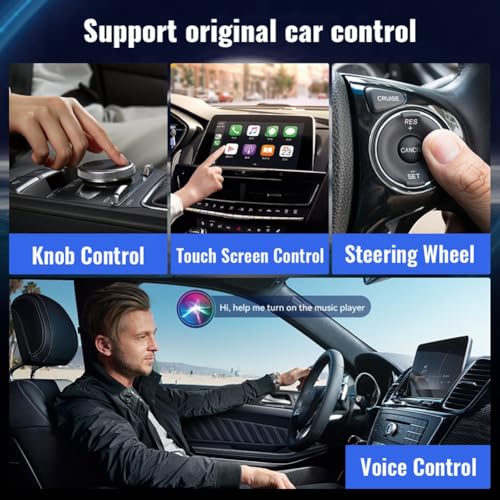 CarPlay inalámbrico y Android Auto Smart Box de conectar y usar con sistema Android 14 3