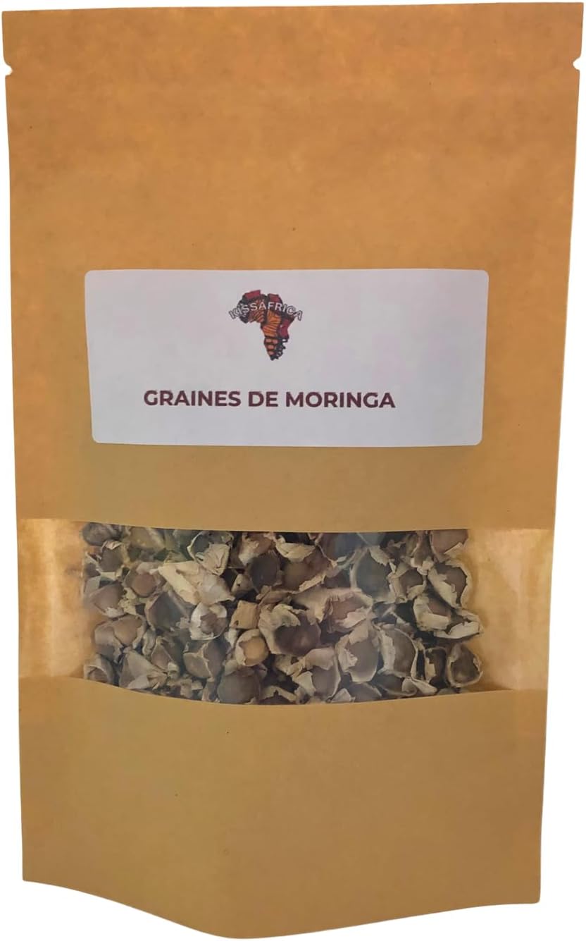Moringa Seeds – Dried Whole Seeds – Natural Ingredient for Brew & Traditional Cooking – 50g