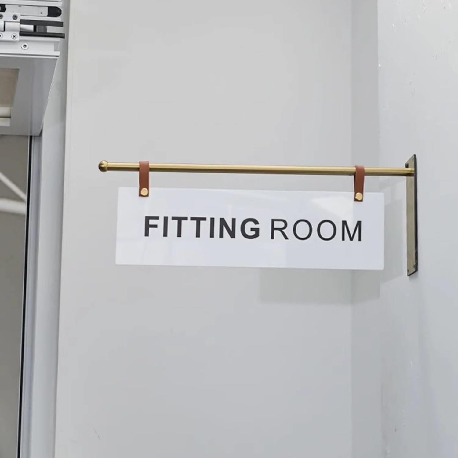 Panneau de couloir en métal double face pour magasin de vêtements, utilisation en intérieur/extérieur, design personnalisé