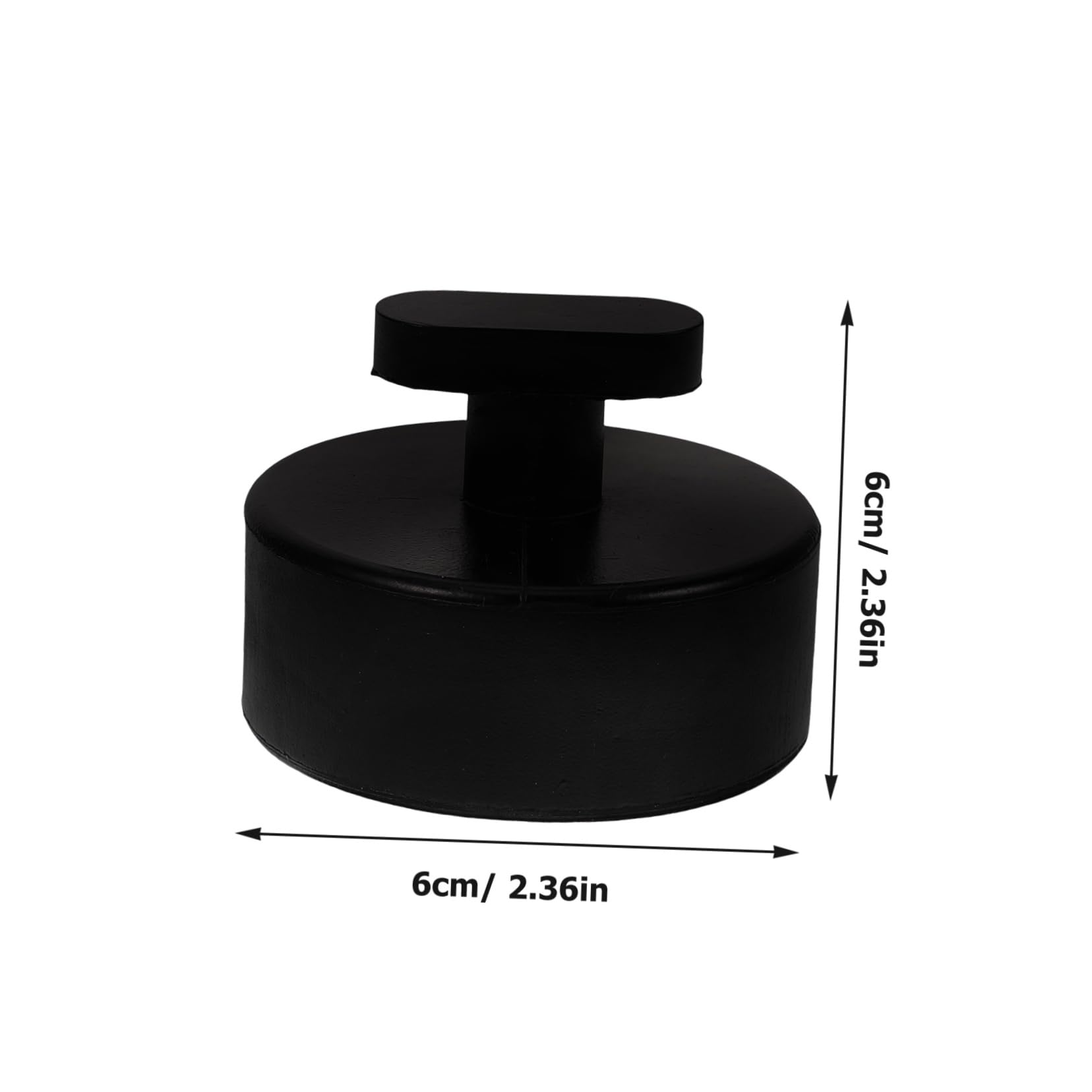 4 Set Blocco Di Gomma Martinetto Di Sollevamento Pavimento Jack Pad Tampone Pastiglie Ascensore Per Auto Accessori Per Camion Nero Gomma Da Cancellare 4 Pezzi*4