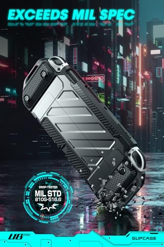 Image of SUPCASE Unicorn Beetle Pro Series Case for Nintendo Switch OLED Model (2021), Dockable Rugged Protective Case (FrostBlack)