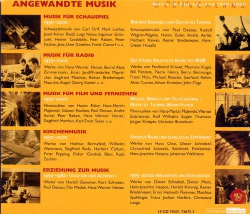 Musik in Deutschland Box 3 - Angewandte Musik