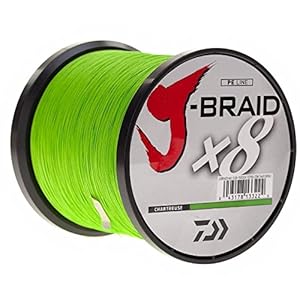 Daiwa J-Braid X8, 1500 m Chartreuse – gevlochten vislijn