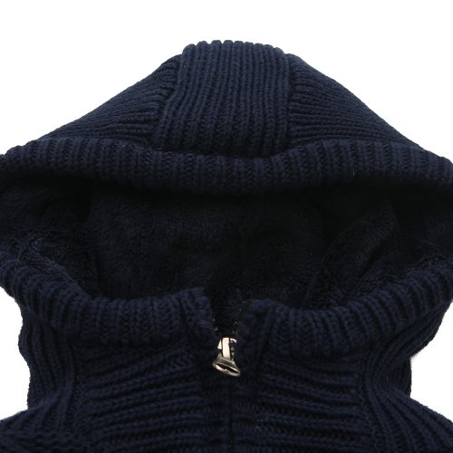 Richie House Little Girls' Cardigan Sweater with Hood RH14424