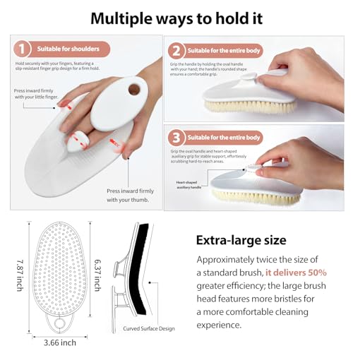 Extra-Large Curved Shower Brush