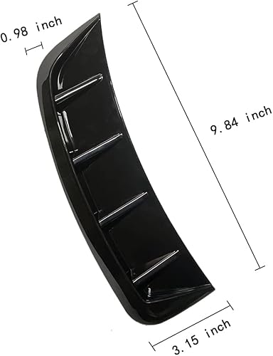 Miniatura 5 de Adhesivo decorativo para ventilación lateral de entrada de automóvil, cubierta universal para guardabarros, flujo de aire, branquias de tiburón,