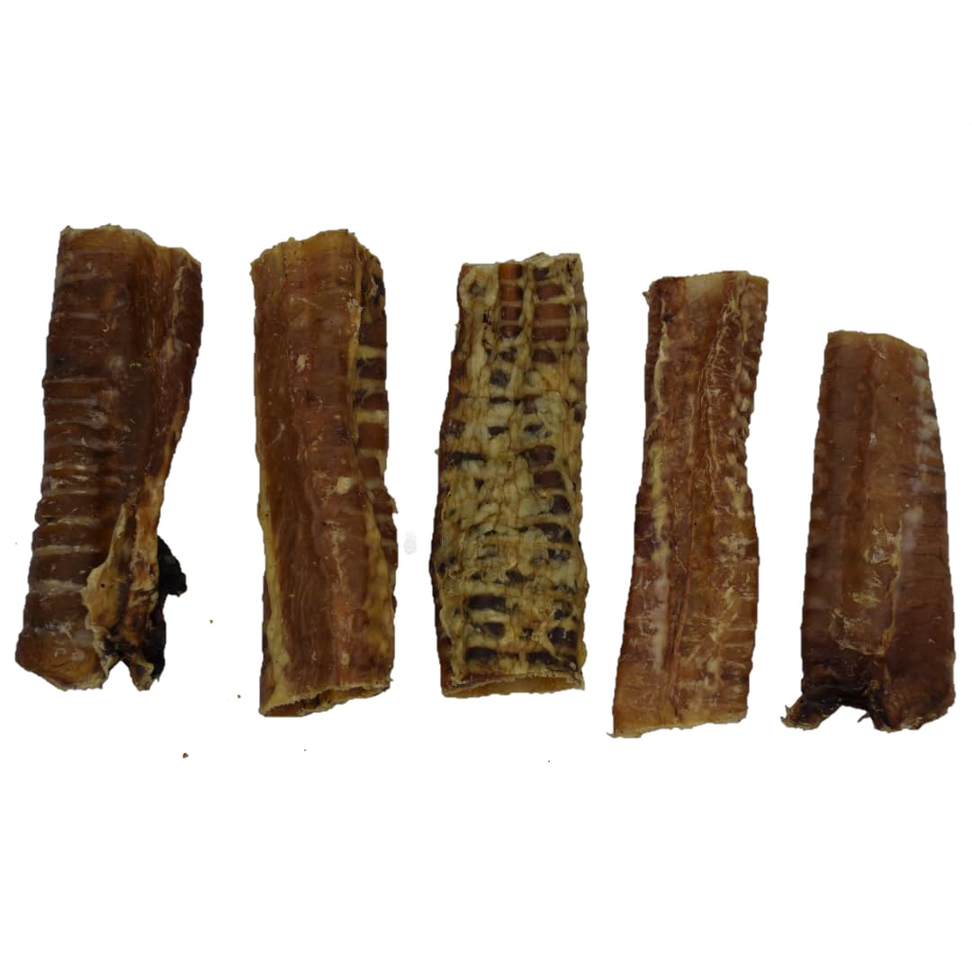 Express Pet Supplies Buffalo Trachea (Windpipe) 100% Natural Traditional Air Dried Dog Treat Chews (500g)
