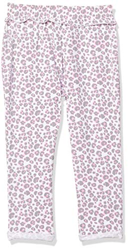 Image of Mothercare Printed Cotton Girls Infant Trousers (S21VF020BL-P)