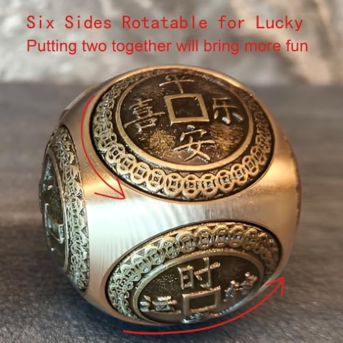 Brass Lucky Ball Feng Shui Estatuilla Decorativa miniatura 2