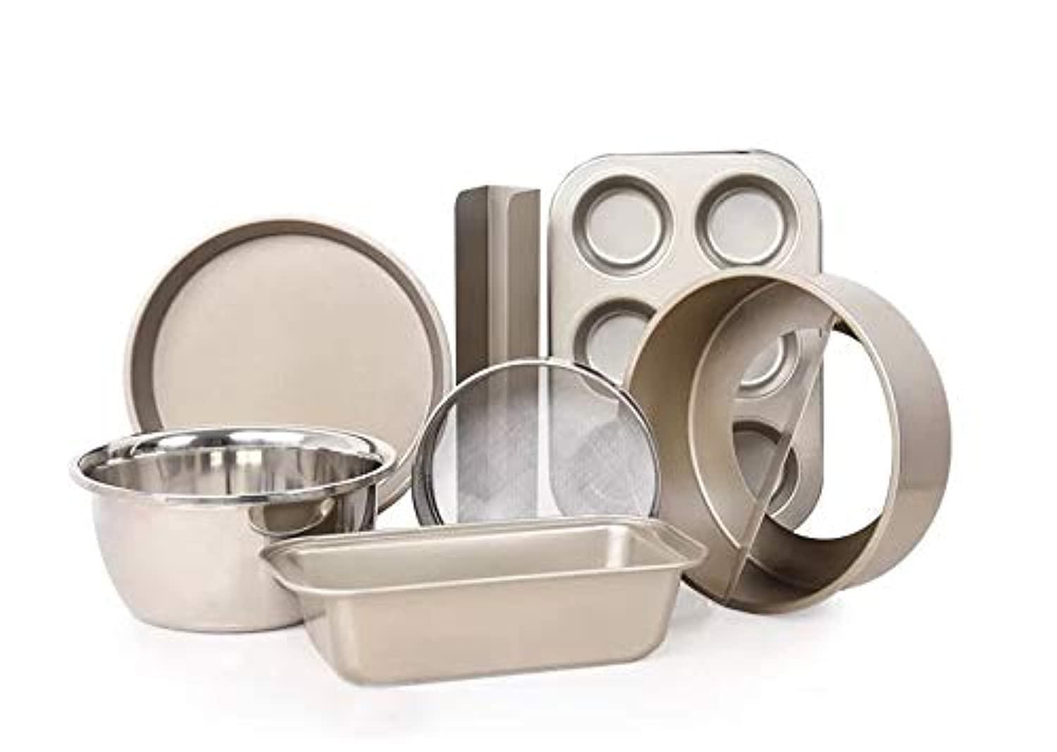 Luxury Gold Baking Mold Set Cake Biscuits Baking Set DIY Bake 5PCS Set