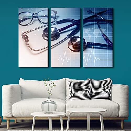 Décoration murale médicale stéthoscope, idée cadeau pour médecin - 3