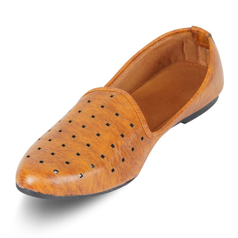 Image of DFR Mens Juttis Ethnic Mojaris | Casual Loafers Juti Shoe for Men
