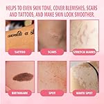 Waterproof Make-Up Skin Concealer,Tattoo Foundation Waterproof,Tattoo Abdeckung,Tattoo Foundation Waterproof,Concealer for the body,Body Makeup,Camouflage Make Up Wasserfest FüR Tattoos 100ML – Bild 4