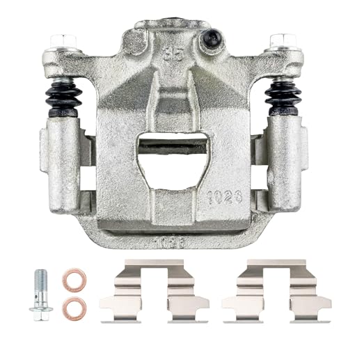 Image of KAX Disc Brake Caliper Assembly for 2013-2018 Altima | 2002-2006 Altima | 2003-2006 Maxima | 2019-2022 Maxima, Rear Left Driver Side