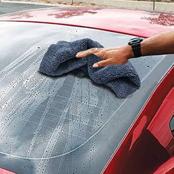 SOFTBATFY Plush Edgeless Microfiber Towel For Car, Soft Drying Wash