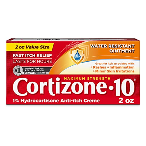 Image of Cortizone 10 Maximum Strength Ointment 2 oz., 1% Hydrocortisone Ointment for Itch Relief