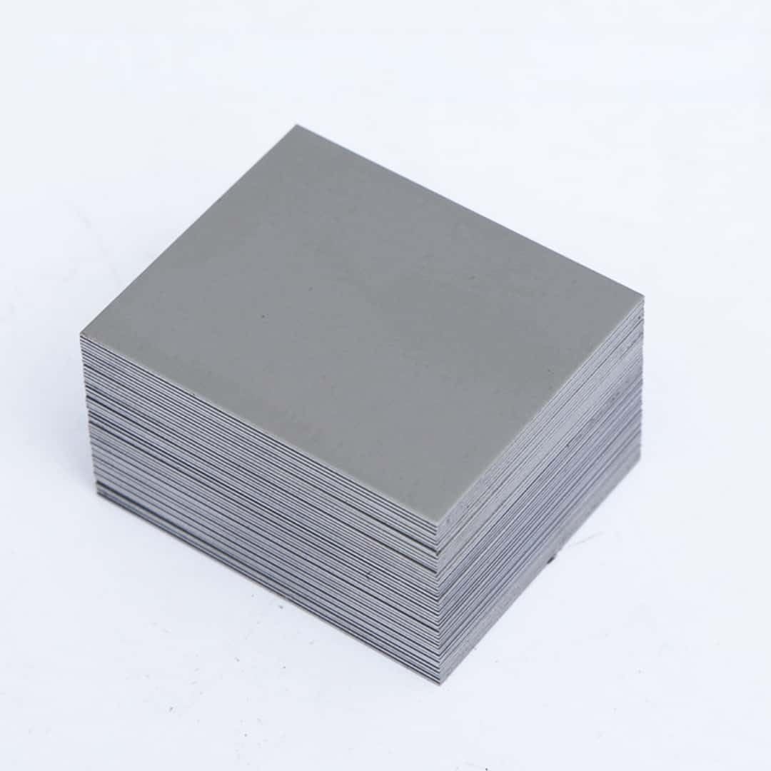 Hojas de acero al silicio de alto rendimiento - 0,05 mm a 0,65 mm de espesor - Ideal for núcleos de motores y transformadores 1 pieza(0.15x300x300mm)