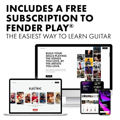 Image of Fender California Debut Redondo Series Acoustic Guitar Pack, Beginner Guitar, 2-Year Warranty, Includes Gig Bag, Stand, and More, 2-Color Sunburst