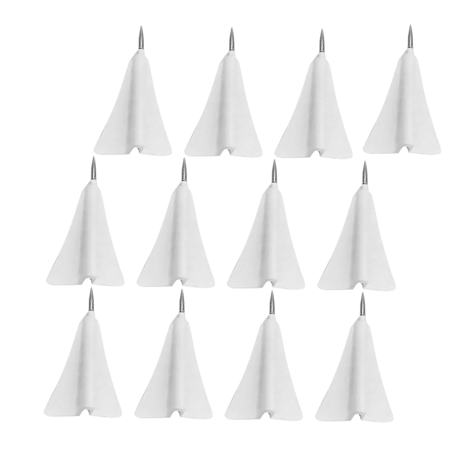 Lot de 12 Punaises Avion en Liège Multifonctions, Petites Punaises pour Tableau Liège, Accessoires de Carte pour Bureau et Maison, Épingles de Poussée Remplaçables, Usage