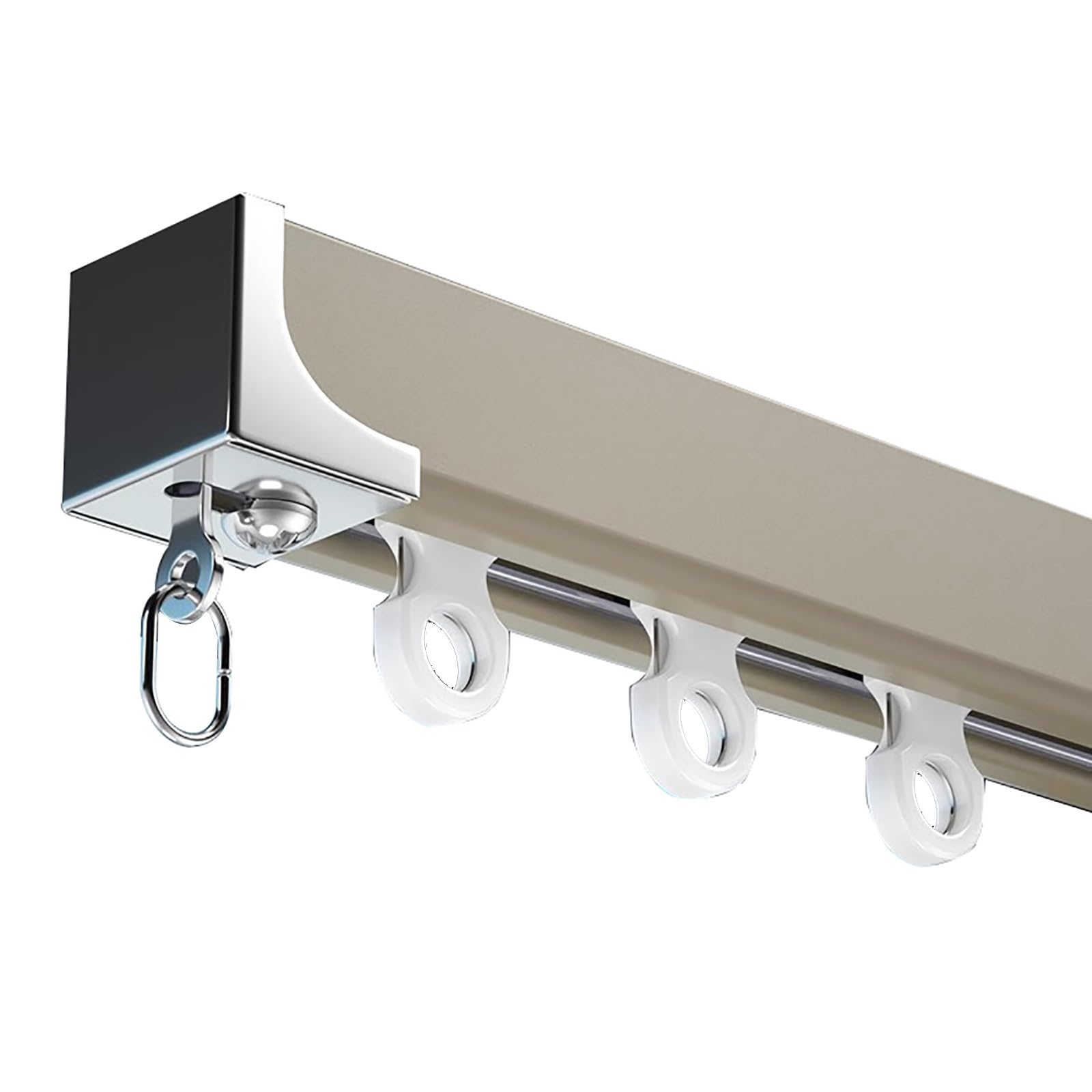 Système de rail épais pour plafond et séparateur de pièce salon chambre 4,4m