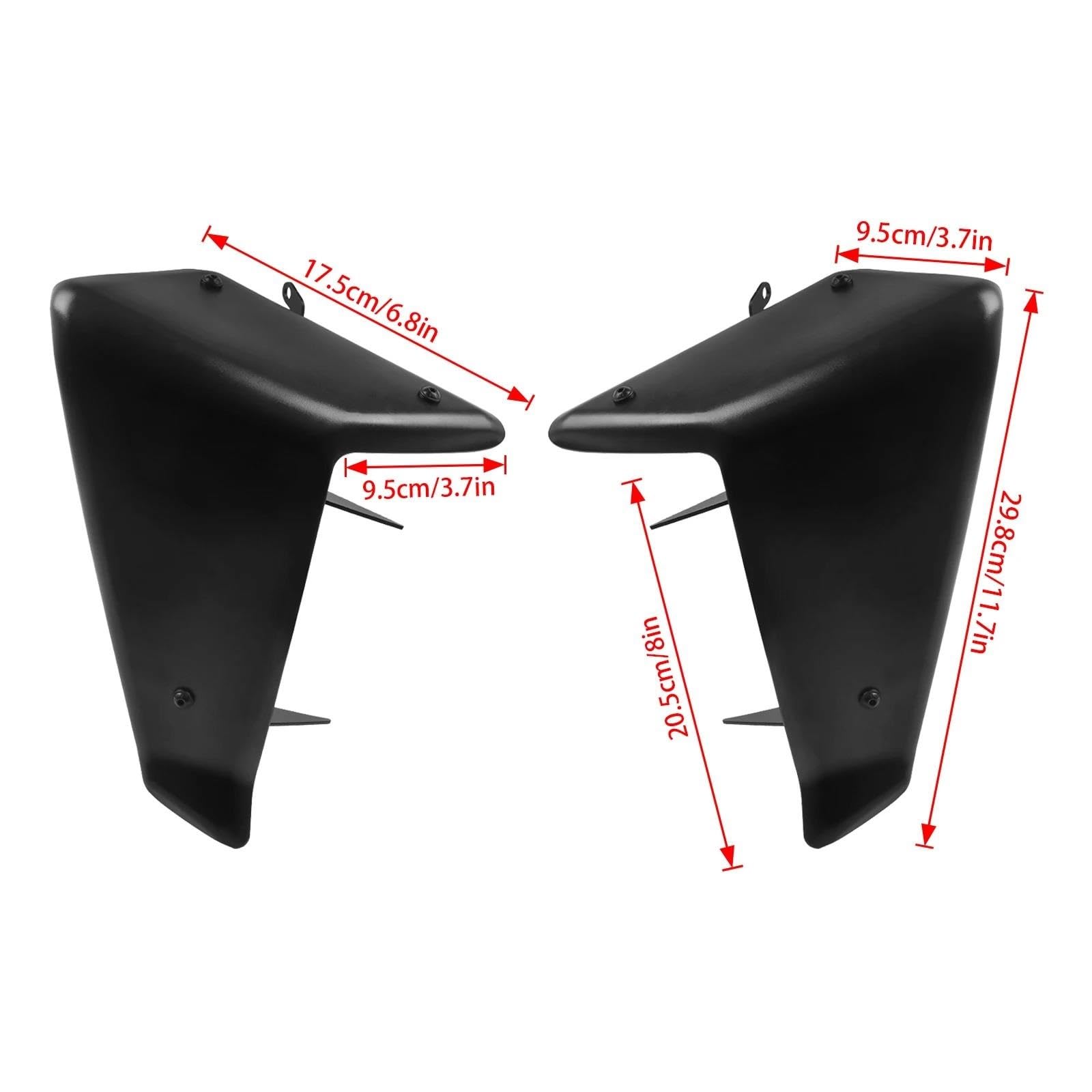 NMJLQW Accessoires De Spoiler Latéral Becquet D'aile De Moto