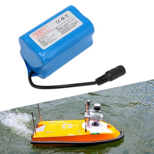 Batería de litio de 12000 mAh 7.4 V recargable para accesorios de barco RC 5