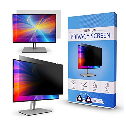 Privacy Screen Filter for 27 Inches Desktop Computer Widescreen Monitor with Aspect Ratio 16:09 Please Check Dimension Carefully