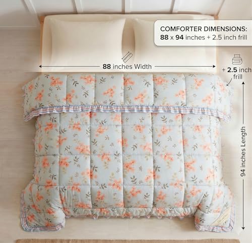 Image of HOMEKART Frill Border Pillow Covers Set