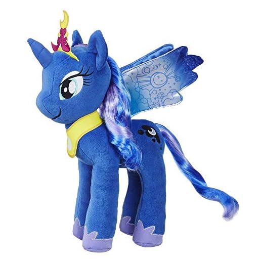 My little Pony Hasbro – E0430 prinsessan Luna – Manschfest plysch, 30 cm