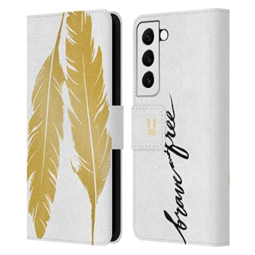 Étui Portefeuille Samsung S22 5G Head Case Designs Courageux et Libre